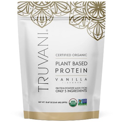 Truvani Organic Plant Based Vegan Protein Powder