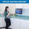 Mount-It! Kitchen Under Cabinet Mount TV Ceiling Mount Folding Bracket, 90 Degree Tilt, Fold Down, Swivel for 13 to 23 inch LCD, TV, LED, Monitor - 2 of 4