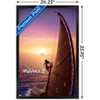 Trends International Disney Moana 2 - Teaser One Sheet Framed Wall Poster Prints Black Framed Version 22.375" x 34" - 3 of 4