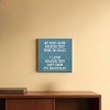 Slickblue Funny Parent Quote Wood Wall Sign – “They Think I’m Crazy” 7x7 Rustic Home Décor, Multiple Color Options - 2 of 3