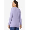 Woman Within Embroidered Thermal Henley Tee - 3 of 4