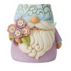 Jim Shore 7.0 Inch Bloomin' Gnome Flowers Heartwood Creek Gnome Figurines - 2 of 3