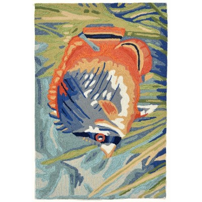 Liora Manne Ravella Tropical Fish Indoor/outdoor Rug Ocean 2'6