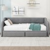 NicBex Twin XL to King Size Upholstered Daybed with 2 Drawers for Bedroom,Living Room,Apartment - 2 of 4
