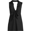 Lands' End Women's Polo Collar Tie Front Swim Dress Swimsuit - 2 of 4
