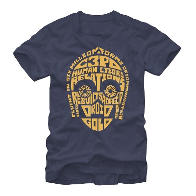 Men's Star Wars C-3po Human Cyborg Relations T-shirt : Target