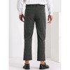 Lars Amadeus Men's Slim Fit Stretch Plaid Business Trousers Dress Pants - 3 of 4