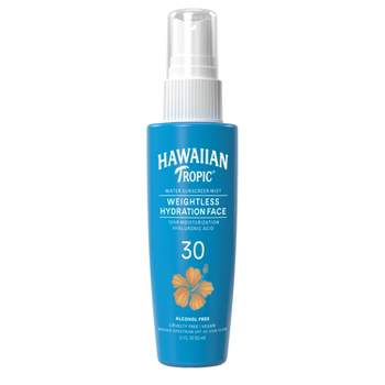 Hawaiian Tropic Weightless Hydration Water Face Mist Sunscreen - SPF 30 - 2.1oz