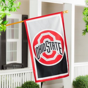 Evergreen Flag, DS New Burlap, Reg, Ohio State University - 1 of 4