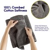 8pc 100% Combed Cotton Towel Set (2 Bath, 2 Hand, 4 Wash) by Sweet Home Collection™ - 3 of 4