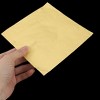 Unique Bargains Aluminum Foil Square Candy Sweet Chocolate Confectionery Wrapping Paper Gold Tone 100 Pcs - 3 of 3