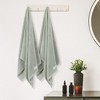 Unique Bargains Cotton Absorbent Quick Dry Lightweight Large Bath Towels 2 Packs - 4 of 4
