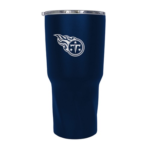 Tennessee Titans 20oz Etch Black Powder Coat Tumbler