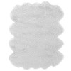 YOOCOZZ Gloss White Faux Fur Area Rug - 2 of 4