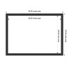Amanti Art Stylish Black Framed Dry Erase Magnetic Board - 3 of 4