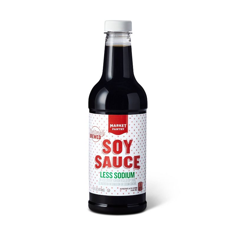 Soy Sauce Less Sodium - 15oz - Market Pantry&#8482;, 1 of 3