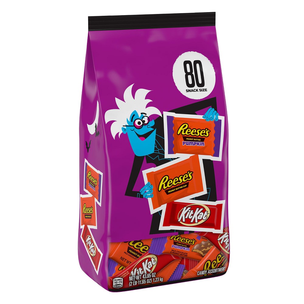 The Hershey Company CANDY ASSORTMENT PUMPKIN, PEANUT BUTTER CUP, KITKAT, MILK CHOCOLATE & PEANUT BUTTER, MILK CHOCOLATE & PEANUT BUTTER