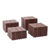 Dolonm 44-Pack 12"x12" Interlocking Deck Tiles – Waterproof Outdoor & Indoor Floor Tiles for Patio, Pool, Balcony – Easy Snap-Together Design - 4 of 4