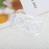 Unique Bargains Integrated Rectangular Contact Lens Case Sky Blue 1 Set - 4 of 4