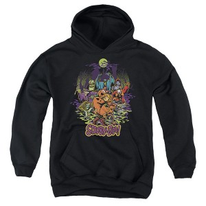 Boys’ Scooby-Doo And Shaggy Chased By Monsters Hooded Sweatshirt - 1 of 4