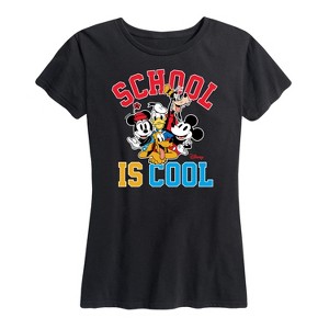 Women's - Disney - School Is Cool Short Sleeve Graphic T-Shirt - 1 of 4