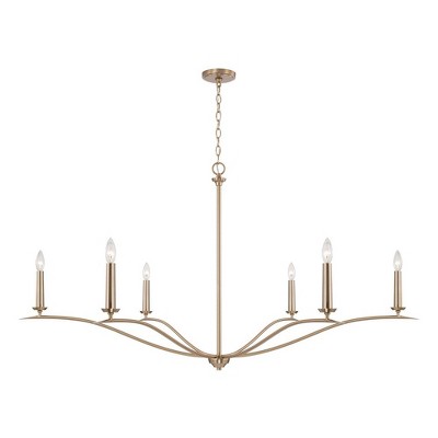 Capital Lighting Grady 6 - Light Chandelier in  Matte Brass