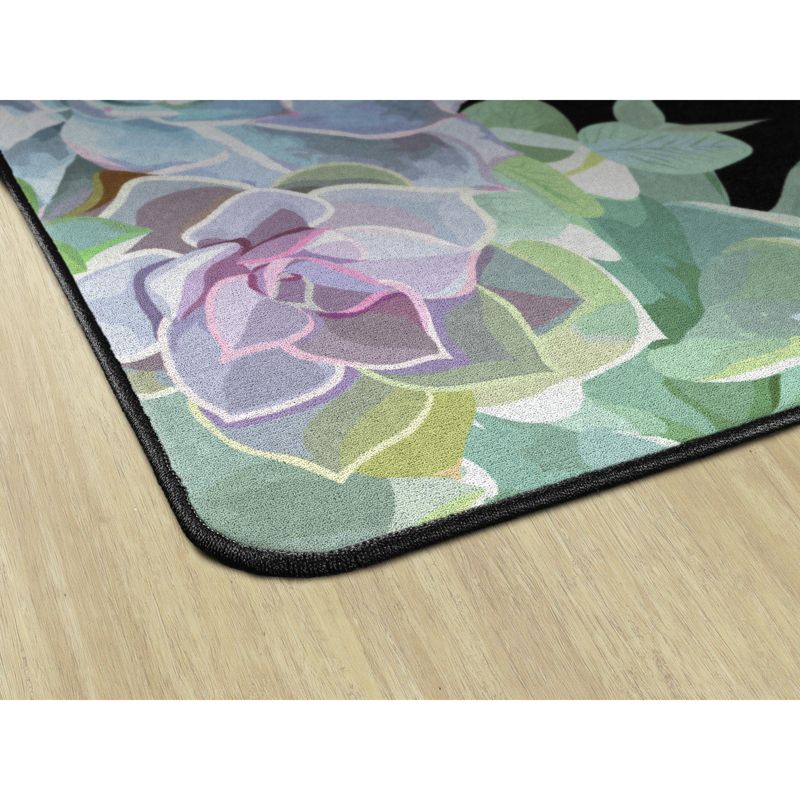 Flagship Carpets Simply Stylish Succulents Area Rug, 4 of 7