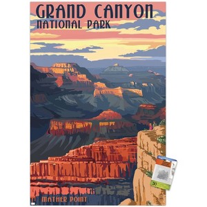 Trends International Lantern Press - Grand Canyon Mather Point Unframed Wall Poster Prints - 1 of 4