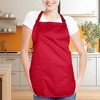 Dalix Waist Aprons Commercial Restaurant Home Bib Spun Poly Cotton Kitchen (3 Pockets) - 4 of 4