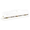 Desktop 3-Hole Punch White/Gold - Sugar Paper Essentials: Metal Office Tool for Binder, Multicolor, 1 Year Warranty - 2 of 4