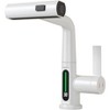 Pull-Out Lift LED Temperature Digital Display Bathroom Basin Faucet - 2 of 4