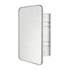 TEHOME Garnes Rectangular Recessed or Surface Mount Metal Medicine Cabinet with Mirror - 2 of 4