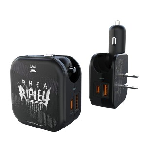 WWE SuperStars (F) Steel 18-Watt 2 in 1 USB A/C Charger - 1 of 3