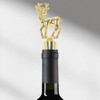 Unique Bargains Christmas Animal Bottle Stopper Zinc Alloy Aluminum Alloy TPR 4.49"x1.38"x0.79" 1 Pc - 2 of 3