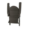 WestinTrends Tuscany HIPS¬¨‚Ä†Outdoor¬¨‚Ä†Patio¬¨‚Ä†Folding¬¨‚Ä†Adirondack¬¨‚Ä†Chair with Ottoman and Side Table (3-Piece) - 4 of 4