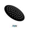 KubeBath Aqua Rondo Matte Black Shower Set w/ Ceiling Mount 8Inch Rain Shower and Tub Filler - 3 of 4