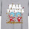 Women's - Dr. Seuss - Fall Things Oversized Graphic T-Shirt - 2 of 4