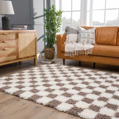 Hauteloom Rectangle Area Rug   Cream