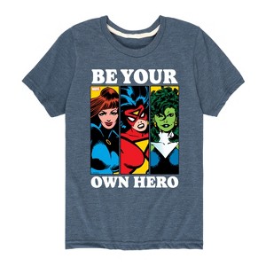 Boys' - Marvel - Be Your Own Hero Short Sleeve Graphic T-Shirt - 1 of 4