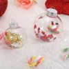 Unique Bargains Acrylic DIY Craft Party Christmas Tree Ornament Hanging Balls 3.15" 12 Pcs - 4 of 4