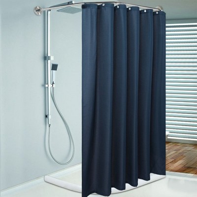 Waffle Weave Shower Curtain, Polyester Fabric Shower Curtains for Bathroom Washable