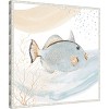 Amanti Art Ocean Oasis Waves Blue Fish by Patricia Pinto Framed Canvas Wall Art - 3 of 4