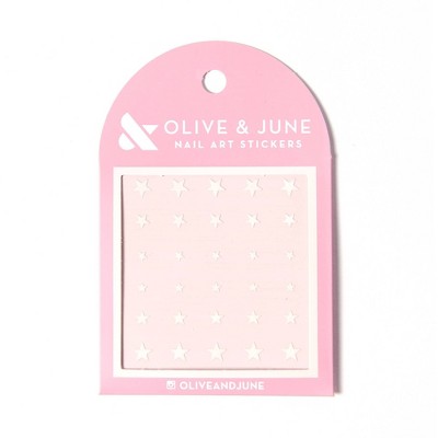 white nail decals