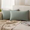 Unique Bargains Velvet Modern Solid Couch Sofa Home Decorative Pillow Covers 2 Pcs - 2 of 4