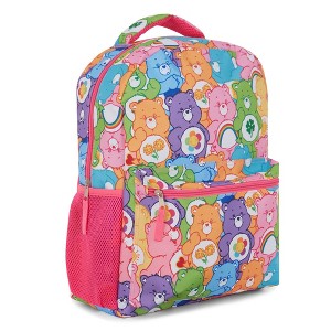 Care Bears Allover Print Backpack - Spread Love and Cheer with this Adorable and Colorful Kids School Bag, Pink - 1 of 4