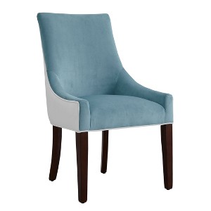 NicBex Dining Chair with Soft Cushion & Wood Legs Upholstered Polyester Fabric Dining Room Furniture Side Chair - 1 of 4