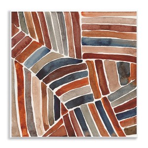 Stupell Industries Abstract Terracotta Stripes, 12" x 12" - 1 of 4