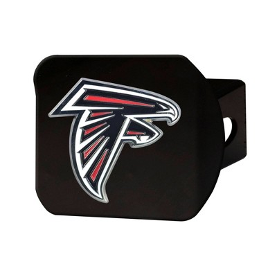 NFL Atlanta Falcons Metal Emblem Hitch Cover - Black