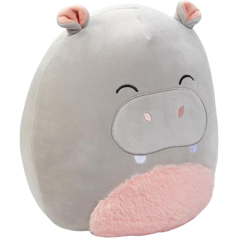 Squishmallows 10" Harrison The Grey Hippo - Officially Licensed Kellytoy Plush - Collectible Soft Stuffed Animal Toy, 2 of 4