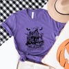 Simply Sage Market Haunted House Pumpkins And Bats Short Sleeve Tee - 3 of 4